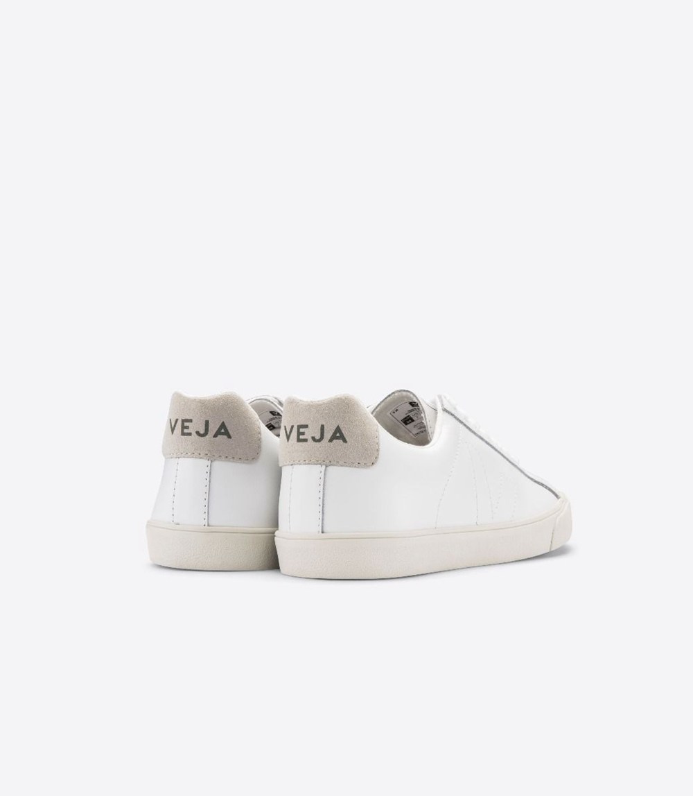 Veja Sneakers Dam - Esplar Läder - Vita - 846319-KIG